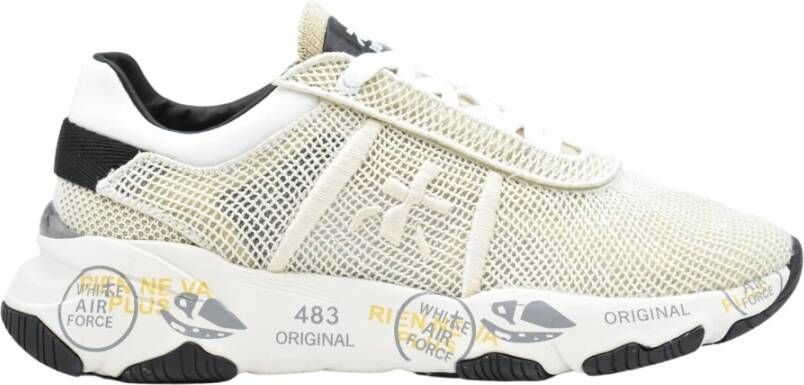 Premiata Dames schoenen sneakers buff 5844 beige , Beige, Dames
