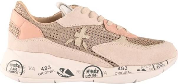 Premiata Scarlett Low Top Sneakers , Beige, Dames