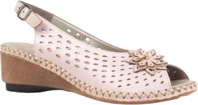 Rieker Altrosa beige sandalen , Beige, Dames