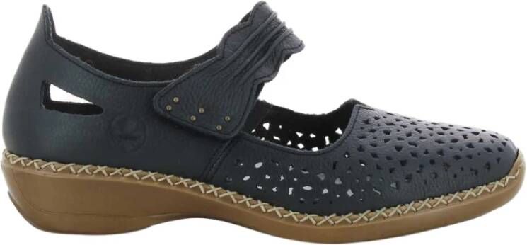 Rieker Damesschoenen 41399 Z22 , Blauw, Dames