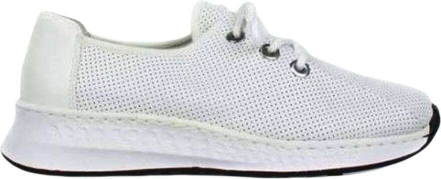 Rieker Hartweiss Weiss Flats , Wit, Dames