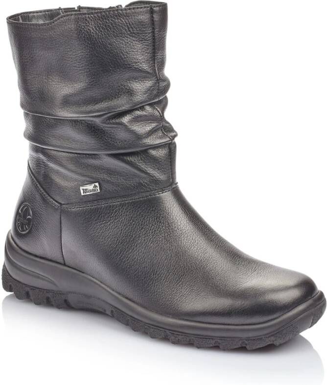 Rieker Mason enkellaarzen , Zwart, Dames