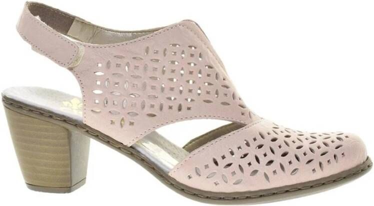 Rieker Rose Pink Sandals , Roze, Dames