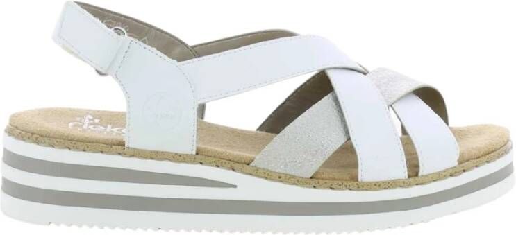 Rieker Sandalen , Wit, Dames