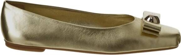 Salvatore Ferragamo Pina Flats , Geel, Dames