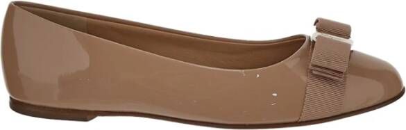 Salvatore Ferragamo Varina Flat Ballerina , Roze, Dames