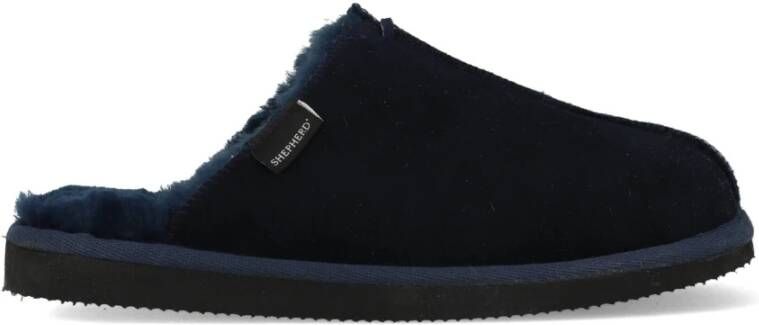 Shepherd Pantoffels Hugo , Blauw, Heren