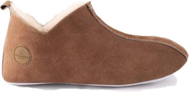 Shepherd Pantoffels Lina 6202052 Bruin , Bruin, Dames