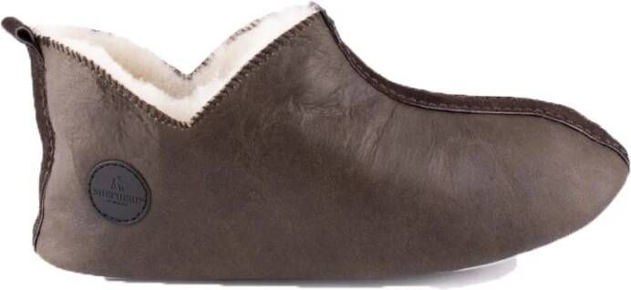 Shepherd Pantoffels Lina 6202053 Bruin , Bruin, Dames