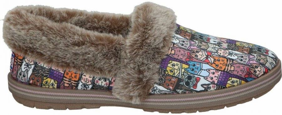 Skechers Bobs Too Cozy Chic Cat Pantoffel Dames Multi