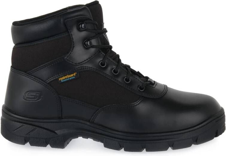 Skechers Lace up Boots , Zwart, Heren