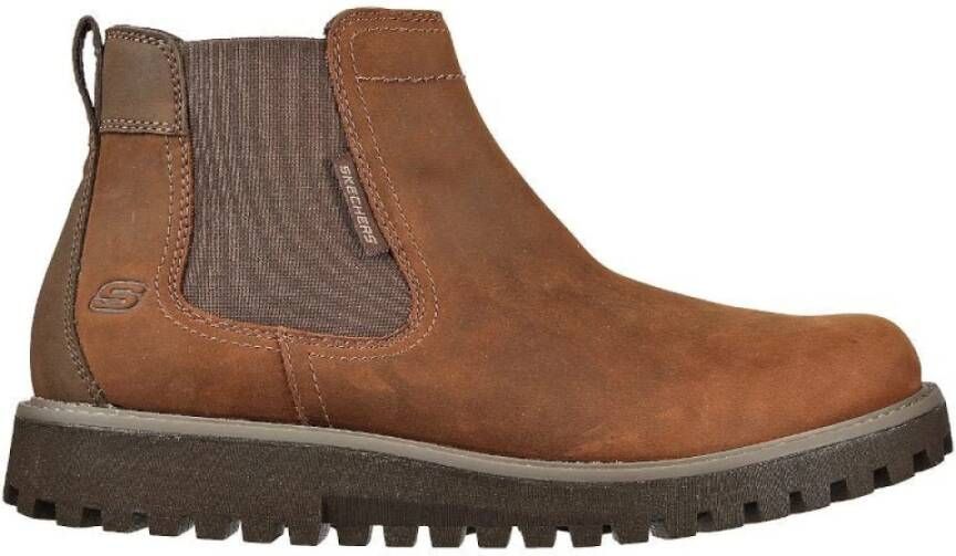 Skechers Schoenen , Bruin, Heren