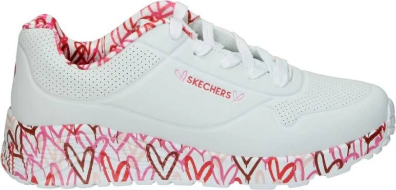 Skechers Uno Hearts Sneaker By James Goldcrown Wit/Multi