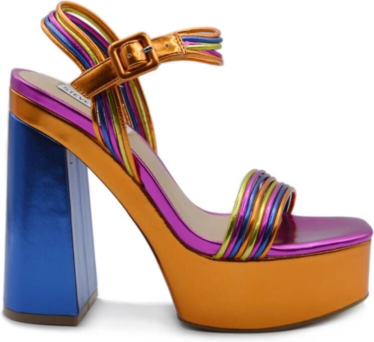 Steve Madden Hoge hiel sandalen , Oranje, Dames