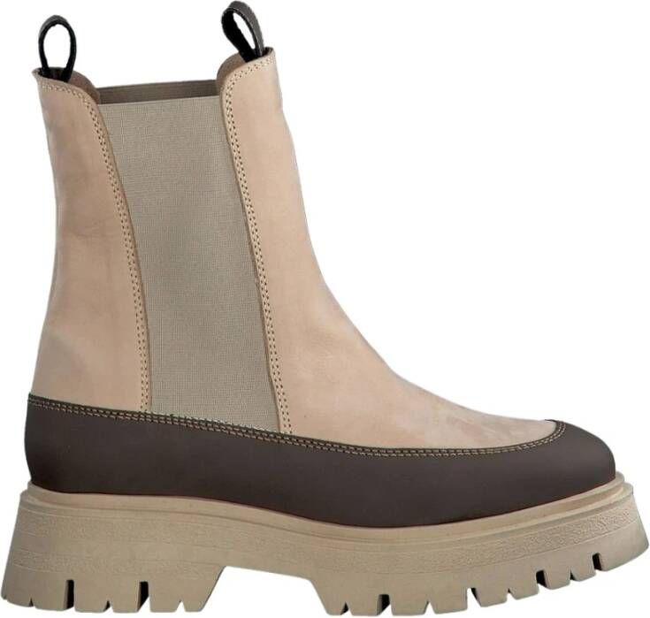 tamaris Beige casual gesloten laarsjes , Beige, Dames