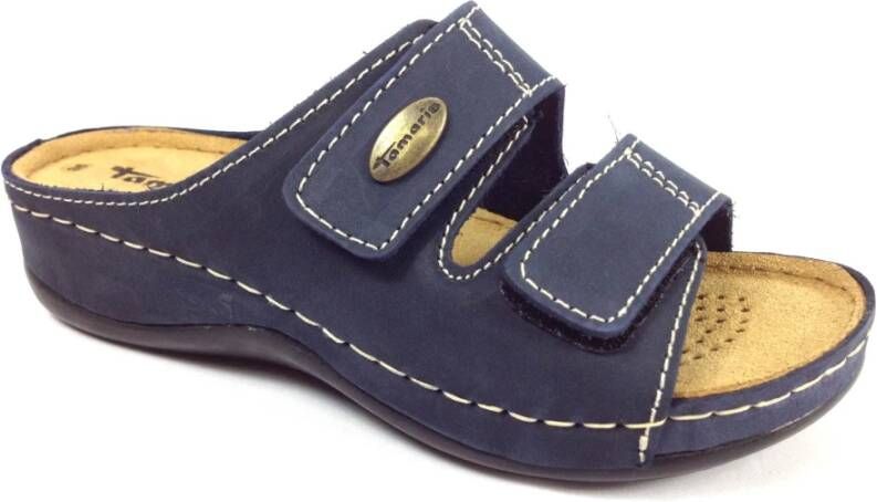 tamaris Damesschoenen Slipper , Blauw, Dames