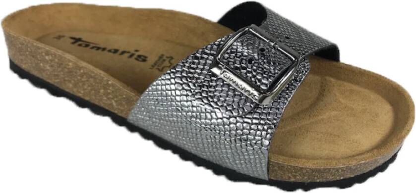 tamaris Pantoffel , Grijs, Dames