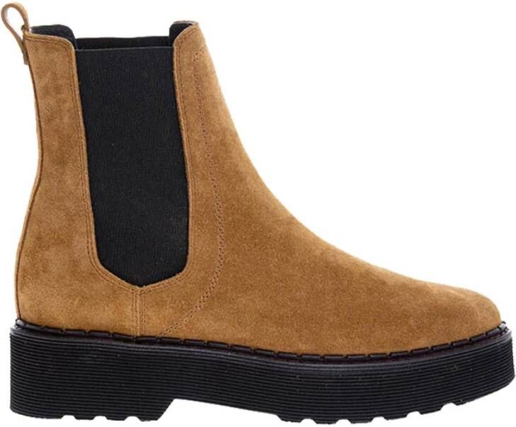 TOD'S Chelsea laarzen , Bruin, Dames