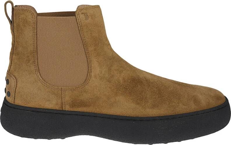 TOD'S Chelsea laarzen , Bruin, Heren