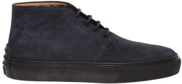 TOD'S Enkel laarzen , Blauw, Heren