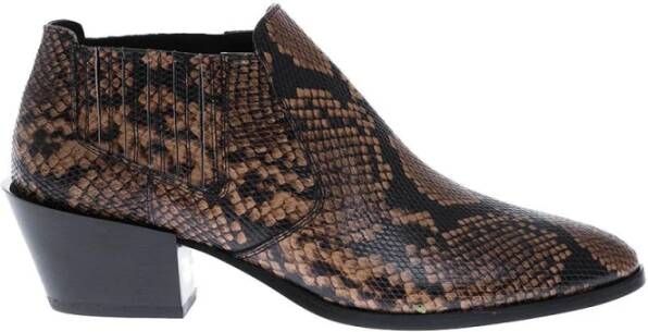 TOD'S Enkel laarzen , Bruin, Dames
