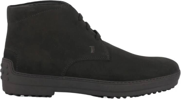 TOD'S Enkel laarzen , Zwart, Heren
