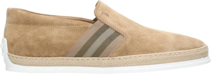 TOD'S Espadrilles , Beige, Heren