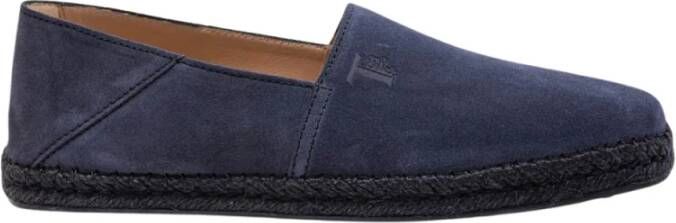 TOD'S Espadrilles , Blauw, Heren
