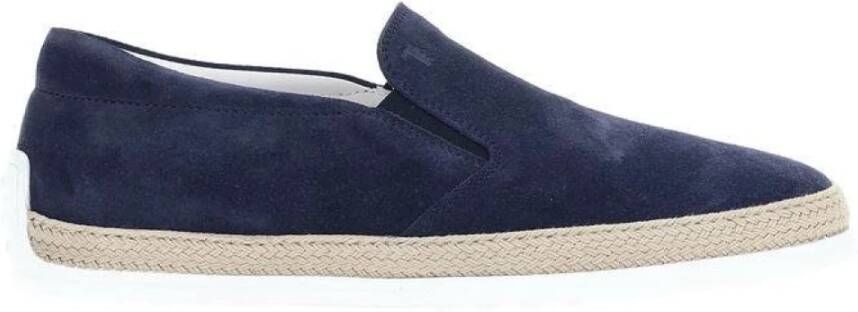 TOD'S Espadrilles , Blauw, Heren