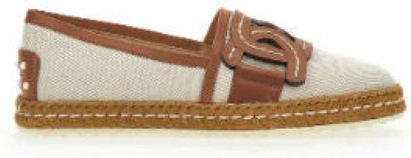 TOD'S Espadrilles , Wit, Dames