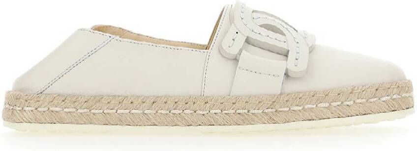 TOD'S Espadrilles , Wit, Dames