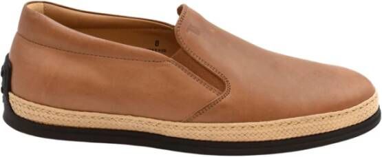 TOD'S Instappers & Slip ons Beige Heren