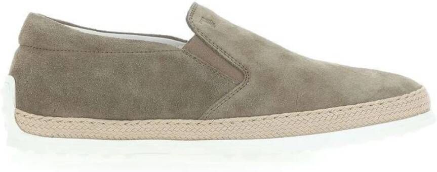 TOD'S Instappers , Beige, Heren