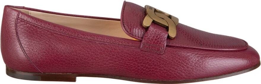 TOD'S Instappers & Slip ons Rood Dames