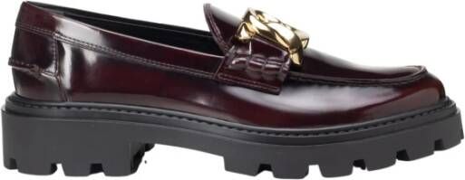 TOD'S Instappers & Slip ons Rood Dames