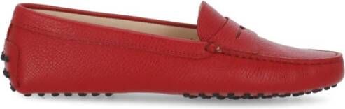 TOD'S Instappers & Slip ons Rood Dames