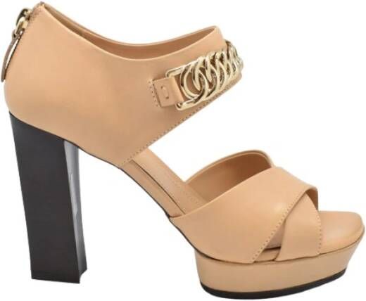 TOD'S Sandalen met hoge hakken , Beige, Dames