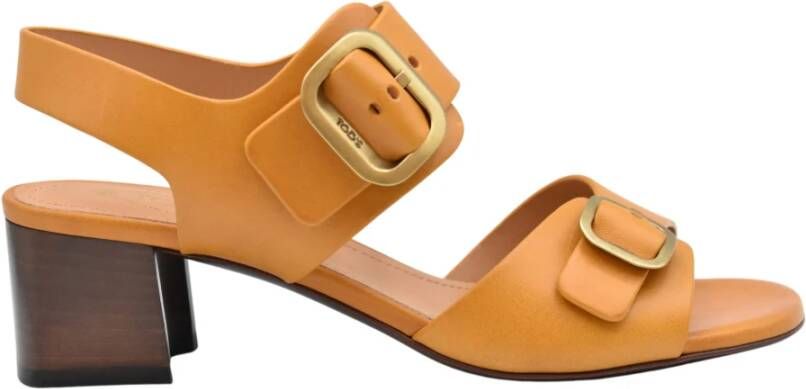 TOD'S Sandalen met hoge hakken , Bruin, Dames