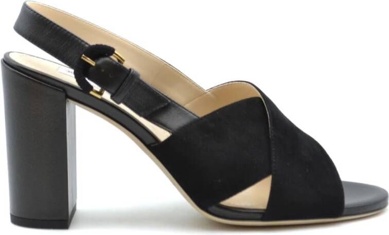 TOD'S Sandalen met hoge hakken , Zwart, Dames