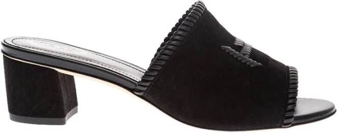 TOD'S Sandalen met hoge hakken , Zwart, Dames