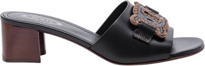 TOD'S Sandalen met hoge hakken , Zwart, Dames