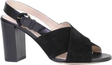 TOD'S Sandalen met hoge hakken , Zwart, Dames