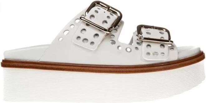 TOD'S Teenslippers & Sliders , Wit, Dames
