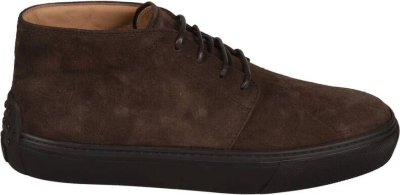TOD'S Enkel laarzen , Bruin, Heren