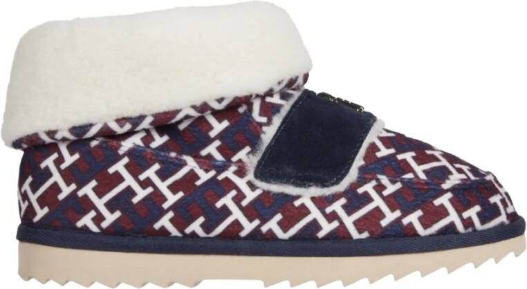 Tommy Hilfiger boot slippergram , Blauw, Dames