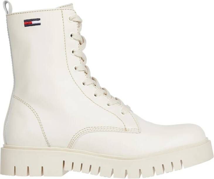 Tommy Hilfiger Veterlaarzen , Beige, Dames