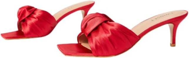 Twinset Sandalen met hoge hakken , Rood, Dames