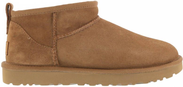 Ugg Classic Ultra Mini laarzen voor Dames in Brown,, Leder