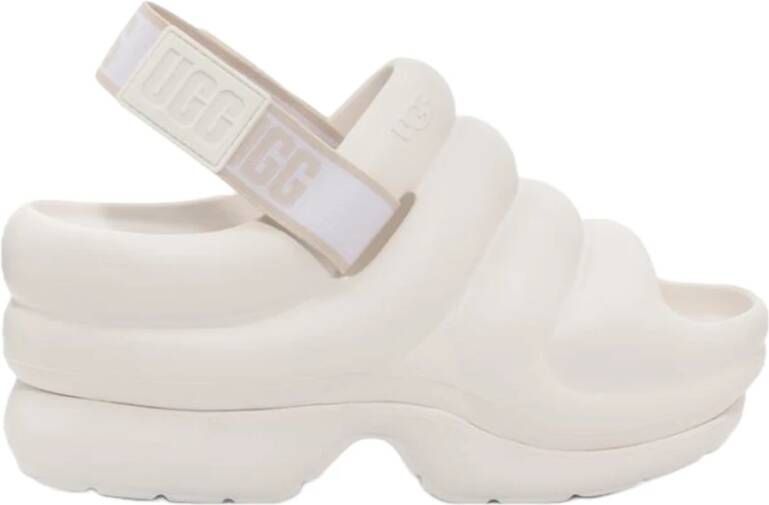 Ugg Flat Sandals , Wit, Dames