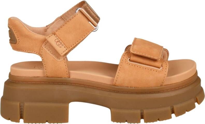 Ugg High Heel Sandals , Beige, Dames